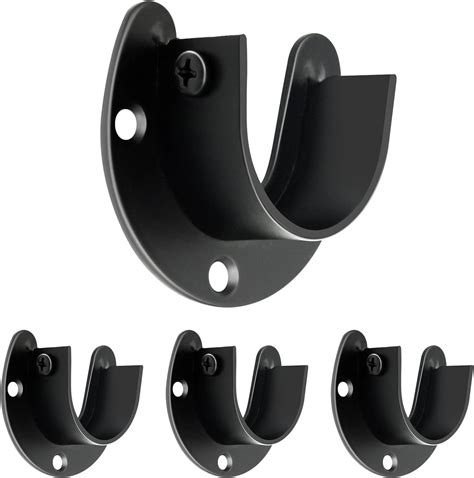 metal closet rod bracket|support bracket for closet rod.